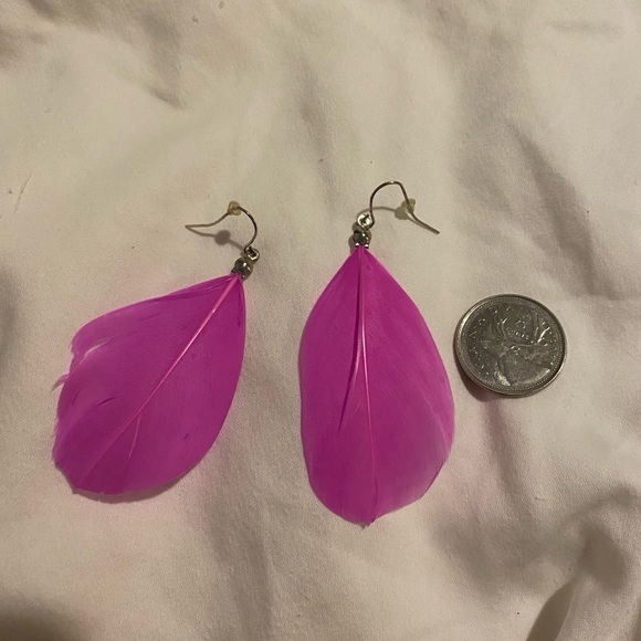 Feather Earrings - Picture 3 of 3